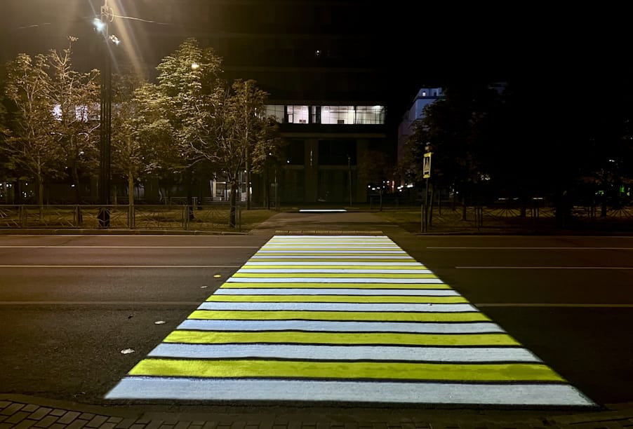 Более 70 пешеходных переходов Подмосковья оборудованы проекционной разметкой